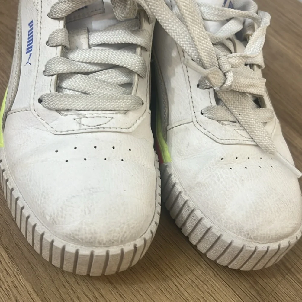 Girls, puma shoes/sneakers leather upper size 1C